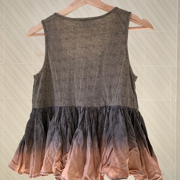 Anthropologie Akemi+Kin beaded sequin peplum tank - Picture 10 of 15